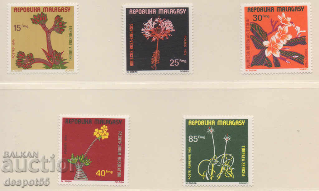 1975. Мадагаскар. Цъфтящи растения.
