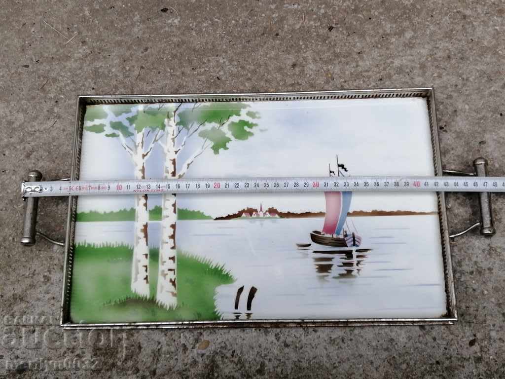 Delivery of Old porcelain casserole dish platter Delivery of Old porcelain casserole dish platter