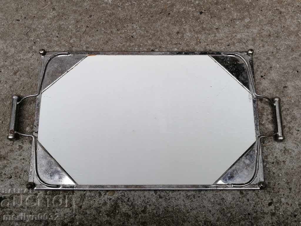 Old porcelain casserole dish platter - 6 Old porcelain casserole dish platter - 6