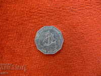 Източни Кариби 1 долар 1989 г.