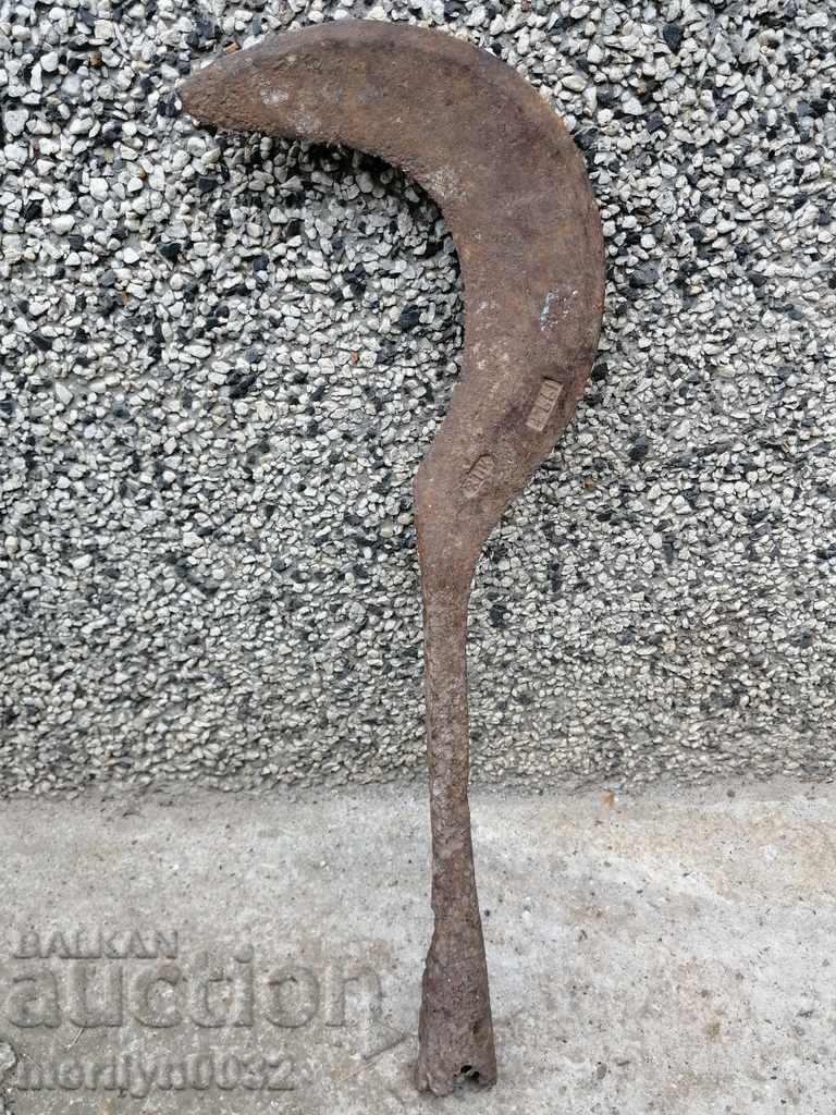 Old hand forged kosher with stamped dating wrought iron chopper with price 59.00 BGN | € 30.17 Old hand forged kosher with stamped dating wrought iron chopper with price 59.00 BGN | € 30.17