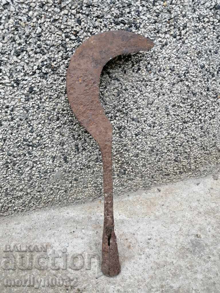 Auction Old hand forged kosher with stamped dating wrought iron chopper Auction Old hand forged kosher with stamped dating wrought iron chopper