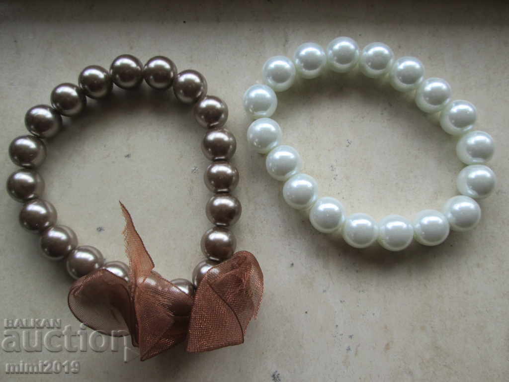 Auction  Women's bracelets -2 pieces-Mallorcan pearls