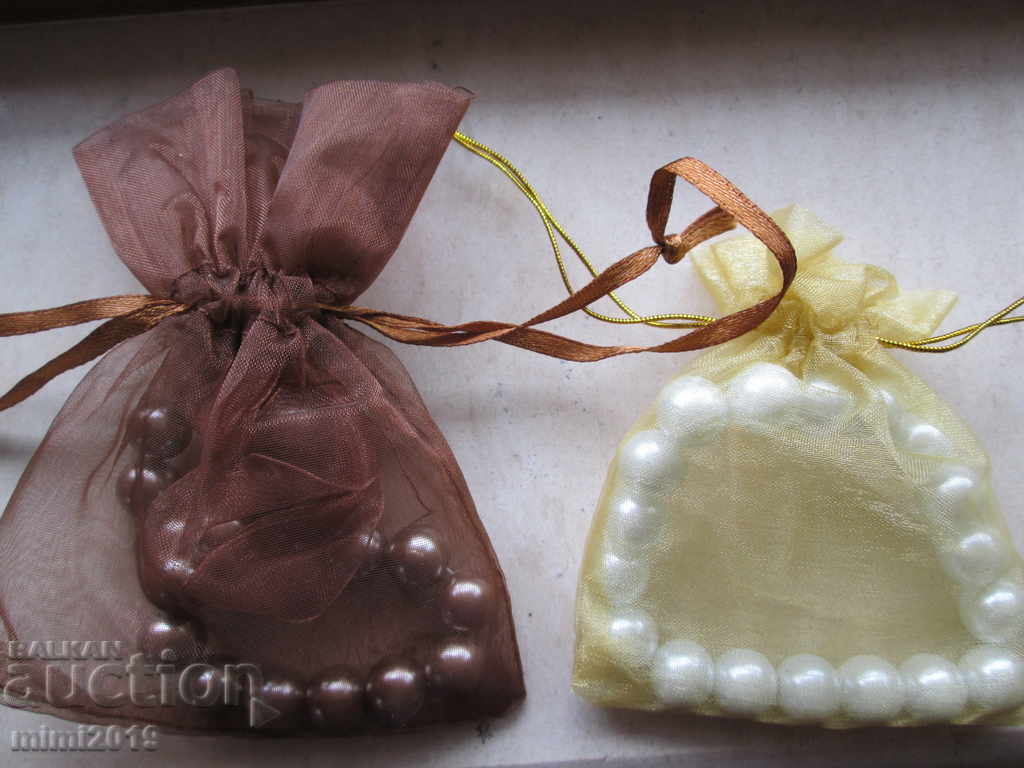 Women's bracelets -2 pieces-Mallorcan pearls - 5