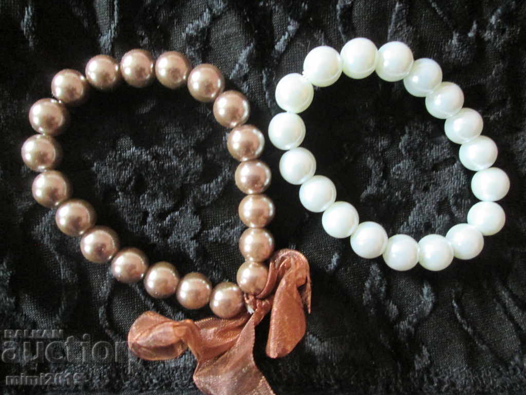 Women's bracelets -2 pieces-Mallorcan pearls