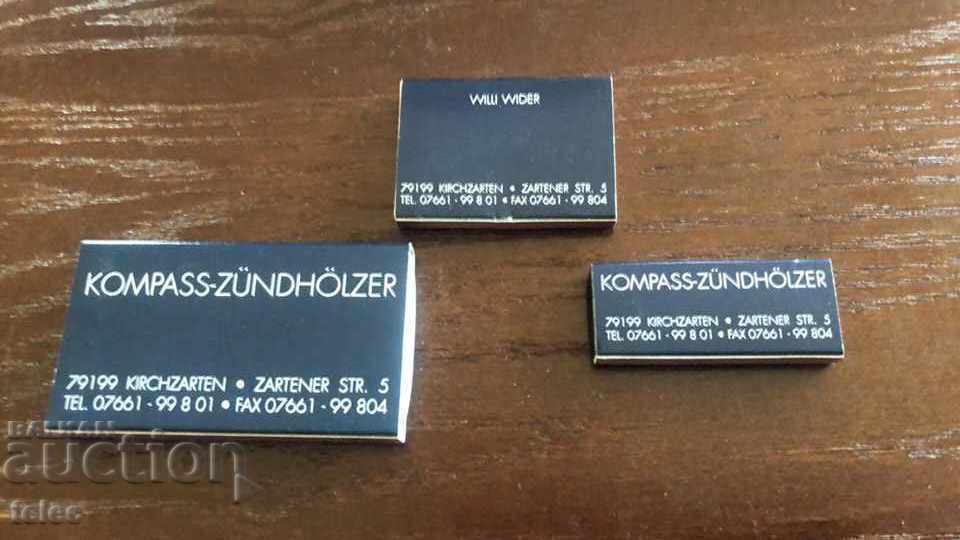 Set of 3 matches, new, full boxes with price 6.00 BGN | € 3.07 Set of 3 matches, new, full boxes with price 6.00 BGN | € 3.07