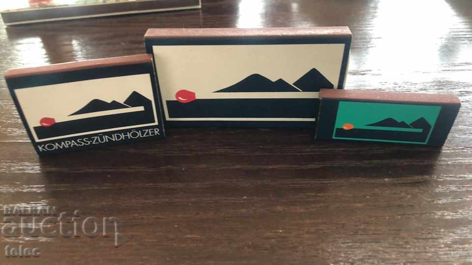 Set of 3 matches, new, full boxes Set of 3 matches, new, full boxes