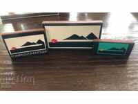 Set 3 chibrituri, cutii noi, pline