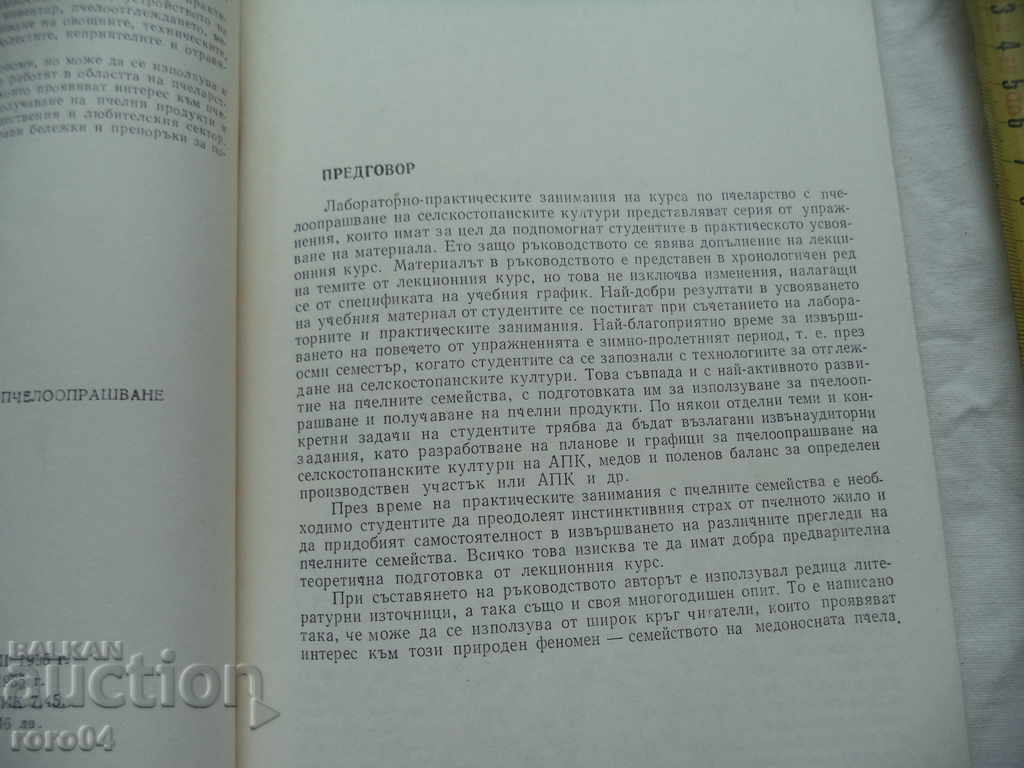 Auction GUIDE TO BEEKEEPING EXERCISES WITH BEES - POLLINATION Auction GUIDE TO BEEKEEPING EXERCISES WITH BEES - POLLINATION