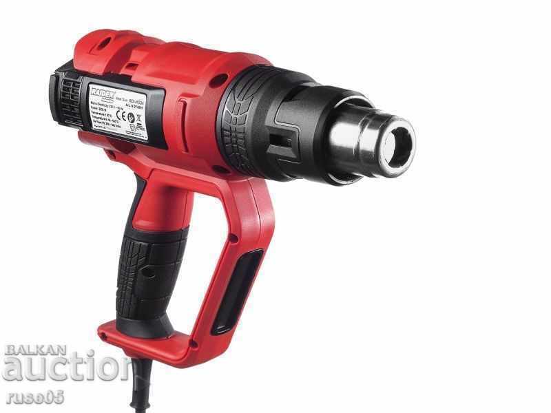 Hot air gun "RAIDER Industrial RDI-HG24" new with price 90.00 BGN | € 46.02 Hot air gun "RAIDER Industrial RDI-HG24" new with price 90.00 BGN | € 46.02