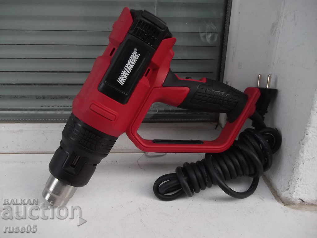 Delivery of Hot air gun "RAIDER Industrial RDI-HG24" new Delivery of Hot air gun "RAIDER Industrial RDI-HG24" new