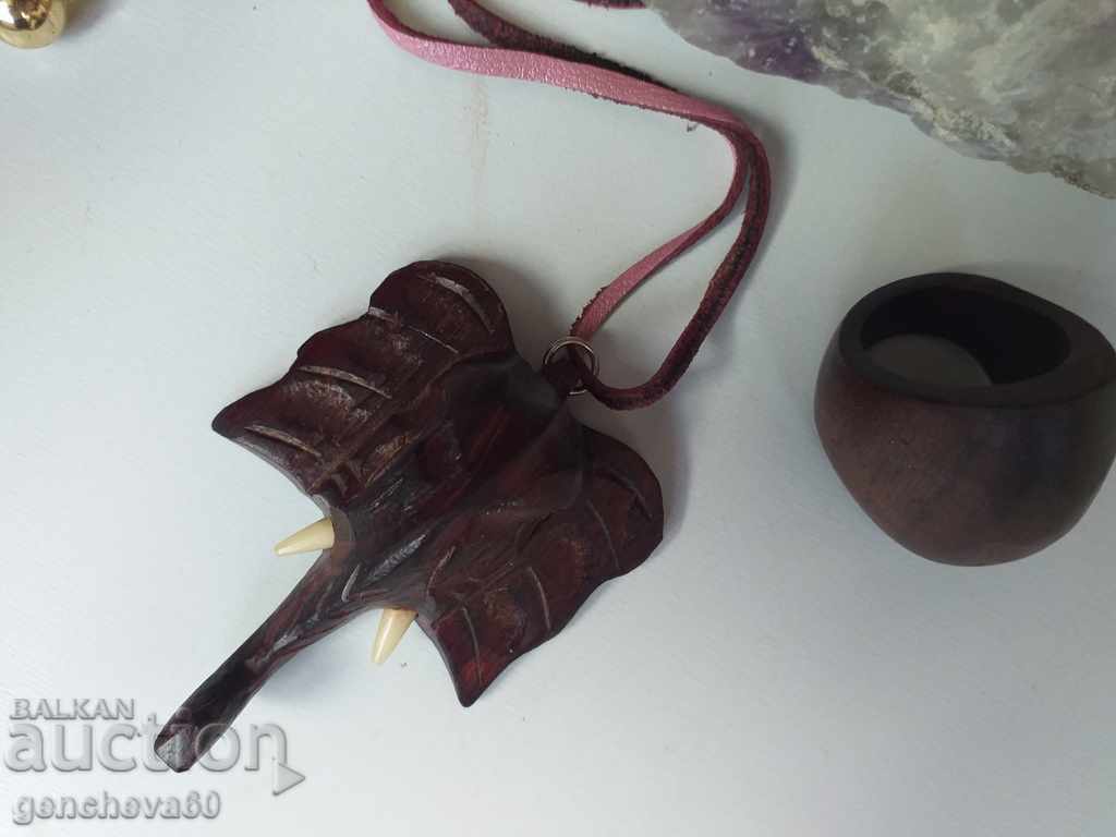 Ebony jewelry - ring and necklace Ebony jewelry - ring and necklace