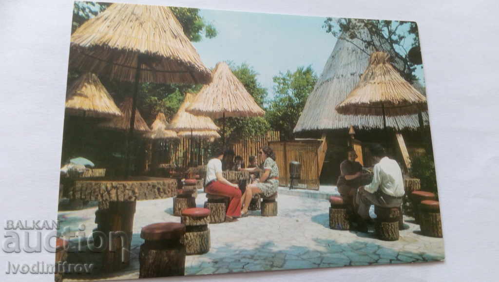 Carte poștală Nisipurile de Aur Bar Kaney 1975