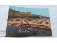 Postcard Golden Sands Children's Pool 1976