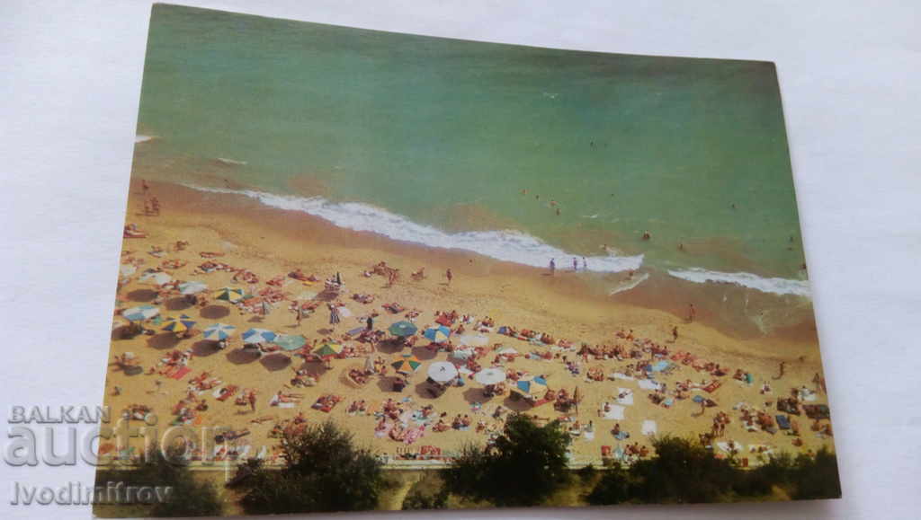 Пощенска картичка Златни пясъци 1976
