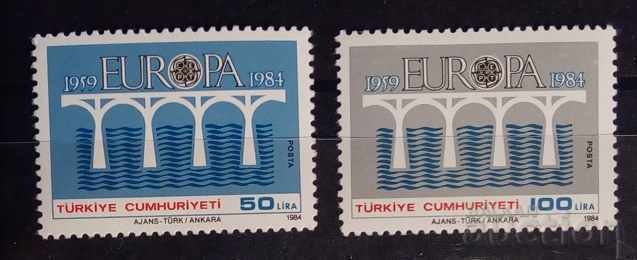 Turkey 1984 Europe CEPT Bridges MNH