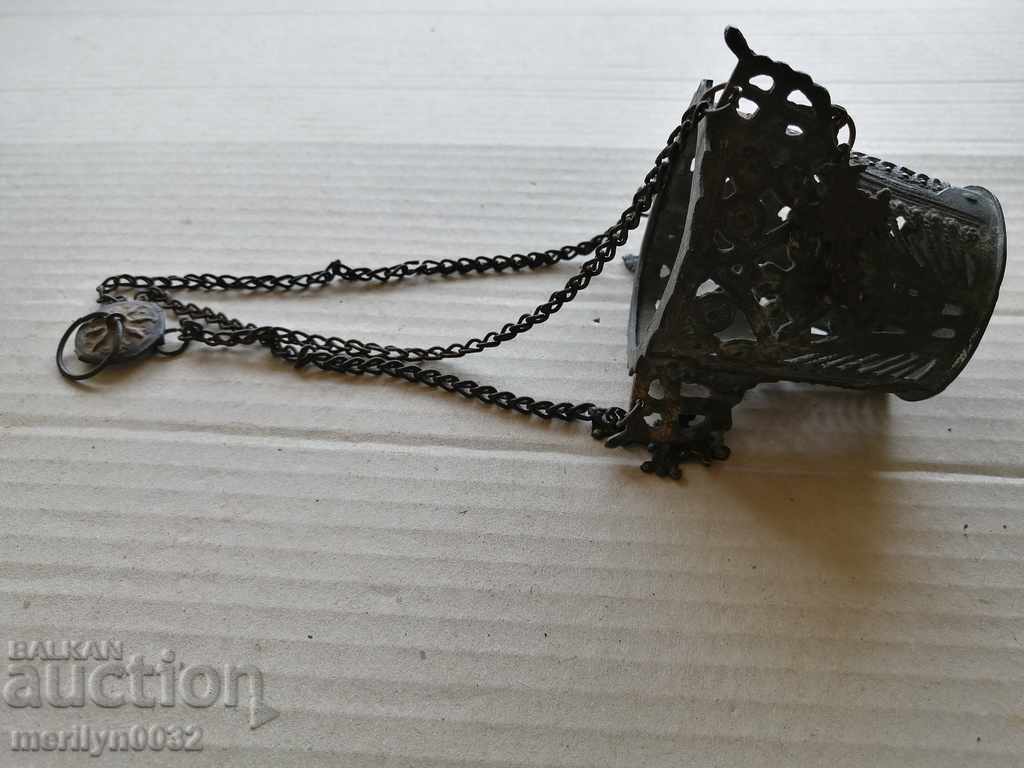 Παλαιό μπρούτζινο καντήλι χωρίς φλιτζάνι, εικόνα, θρησκεία, σταυρός Ιησούς - 5 Παλαιό μπρούτζινο καντήλι χωρίς φλιτζάνι, εικόνα, θρησκεία, σταυρός Ιησούς - 5