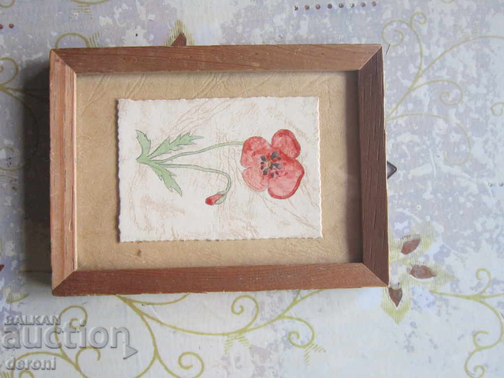 Delivery of Old German painted painting Delivery of Old German painted painting