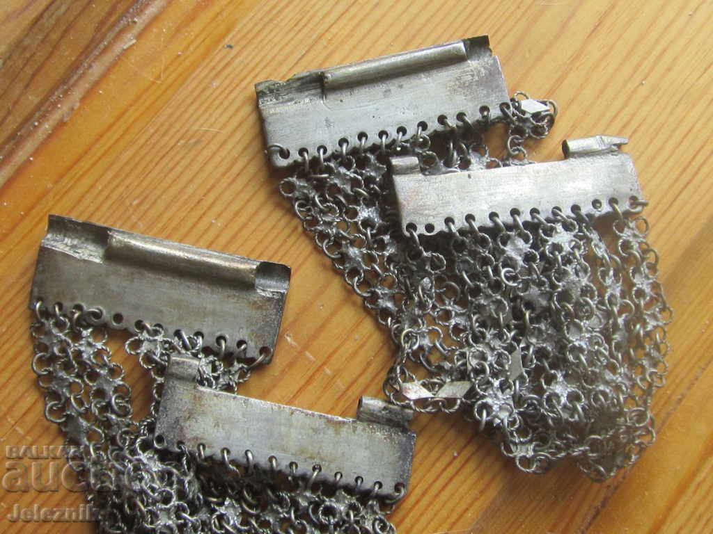 lot srebarni ethnografski vazrojdenski grivni-19vek - 7 lot srebarni ethnografski vazrojdenski grivni-19vek - 7