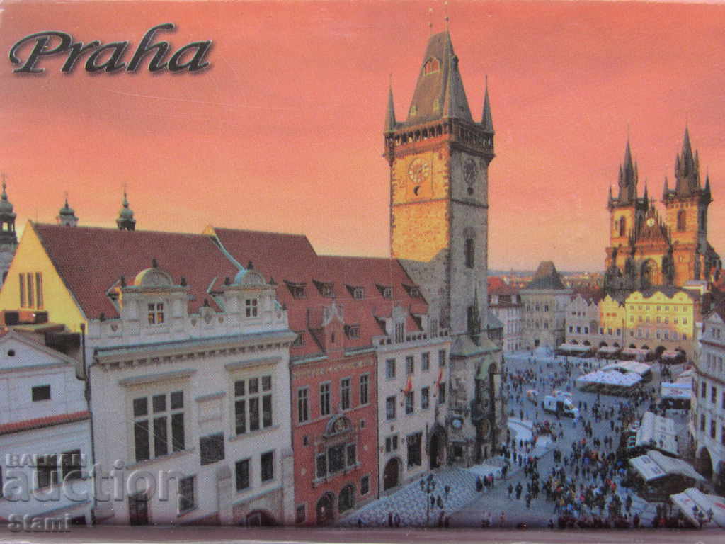 Metal magnet from Prague, Czech Republic -6 with price 7.80 BGN | € 3.99