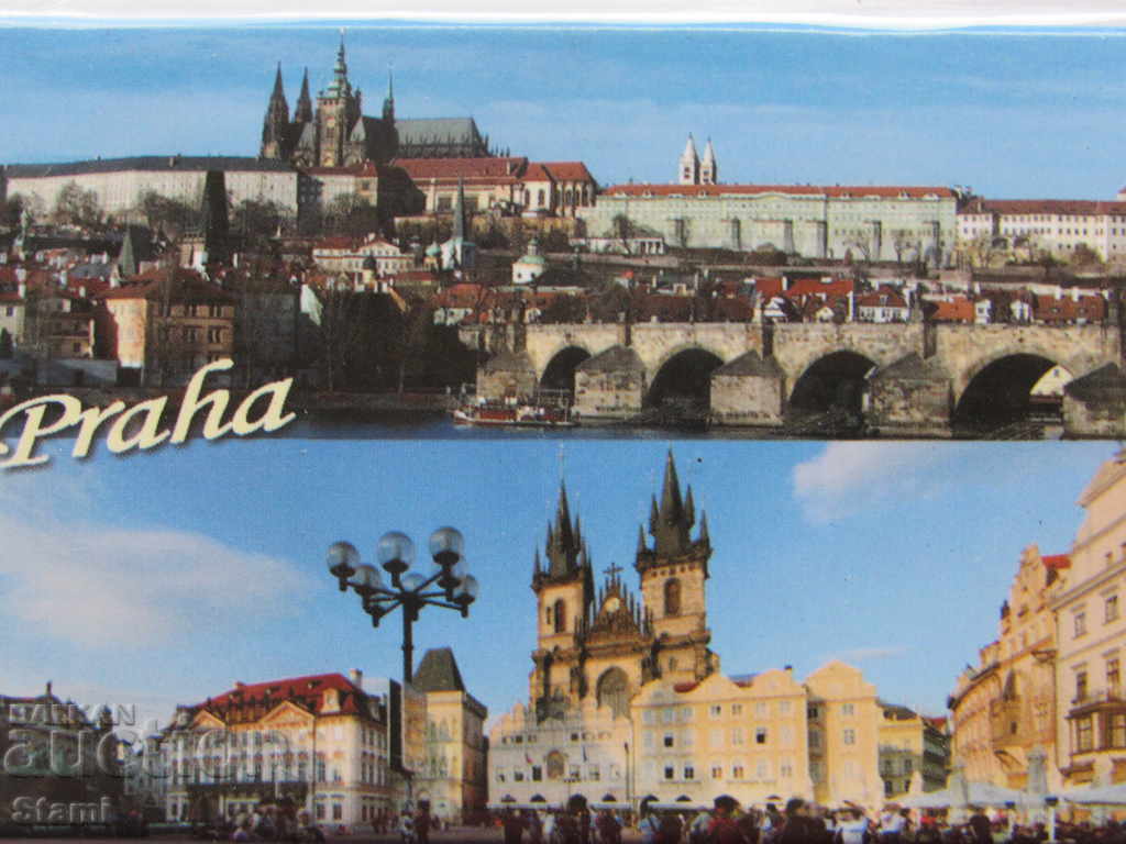 Metal magnet from Prague, Czech Republic -6 with price 6.80 BGN | € 3.48
