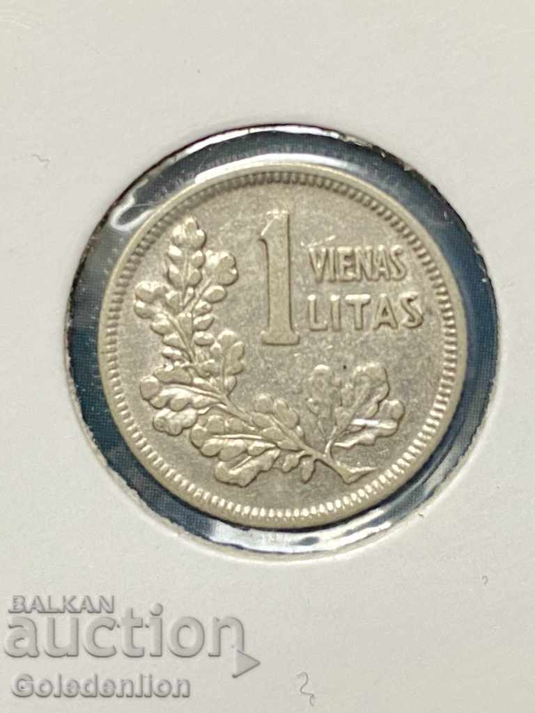 Литва- 1 литас 1925