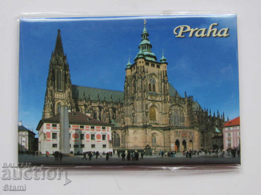 Auction Metal magnet from Prague, Czech Republic -6 Auction Metal magnet from Prague, Czech Republic -6