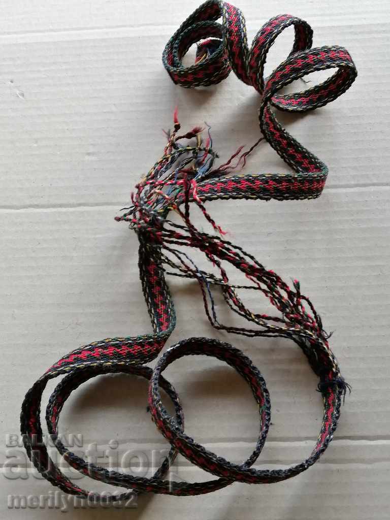 Hand-knitted sash sash belt costume