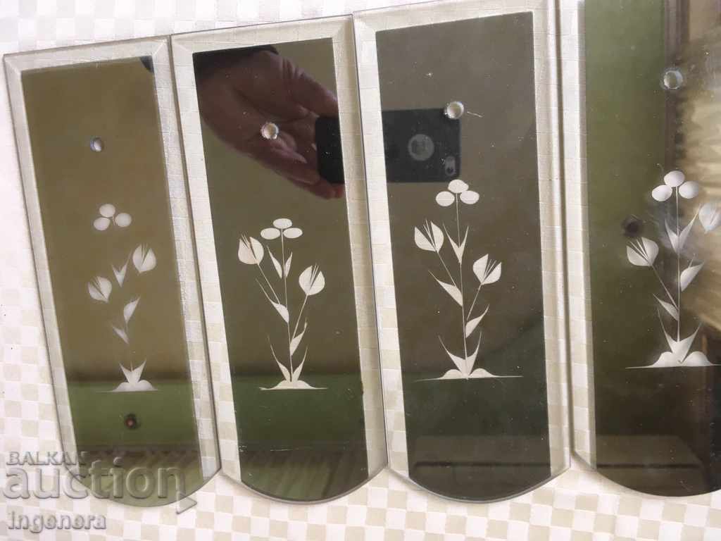 MIRROR ORNAMENTS - 4 PCS MIRROR ORNAMENTS - 4 PCS