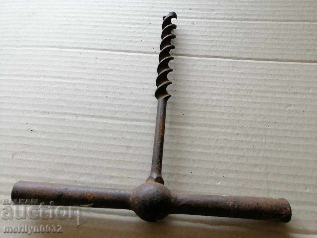 An old primitive crunch, a drill, a screwdriver - 6 An old primitive crunch, a drill, a screwdriver - 6