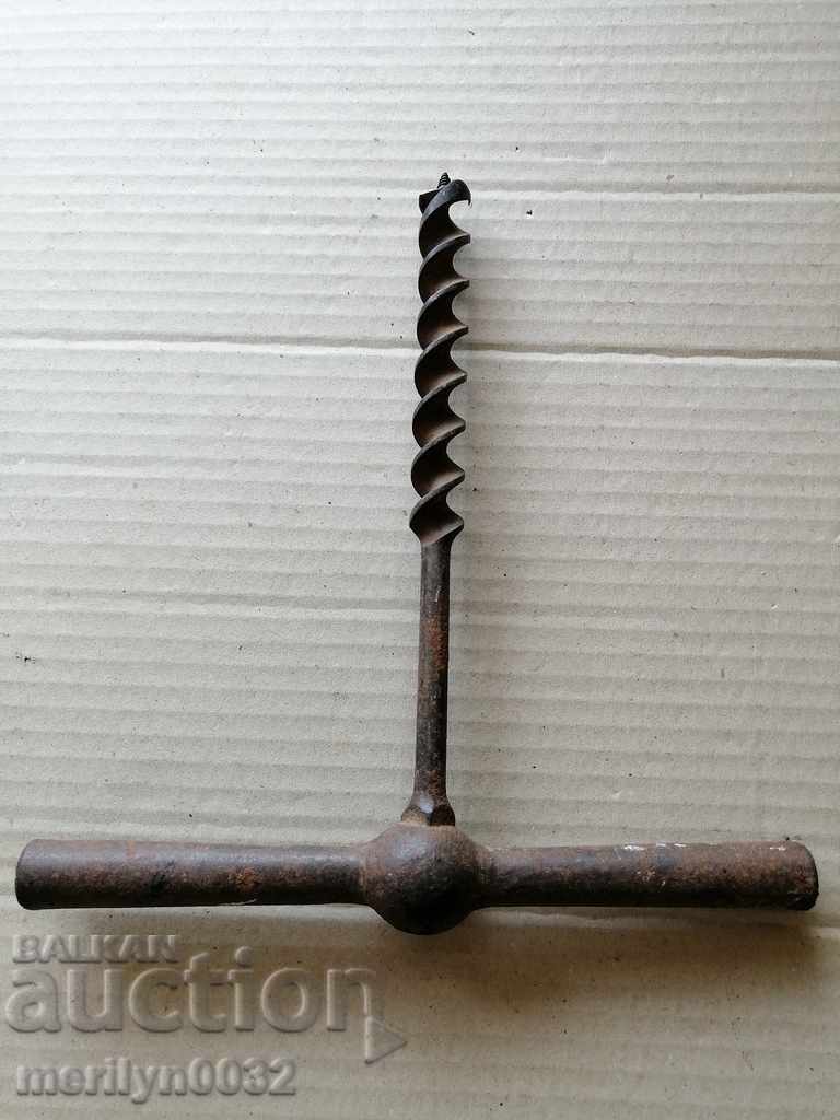 An old primitive crunch, a drill, a screwdriver - 7 An old primitive crunch, a drill, a screwdriver - 7