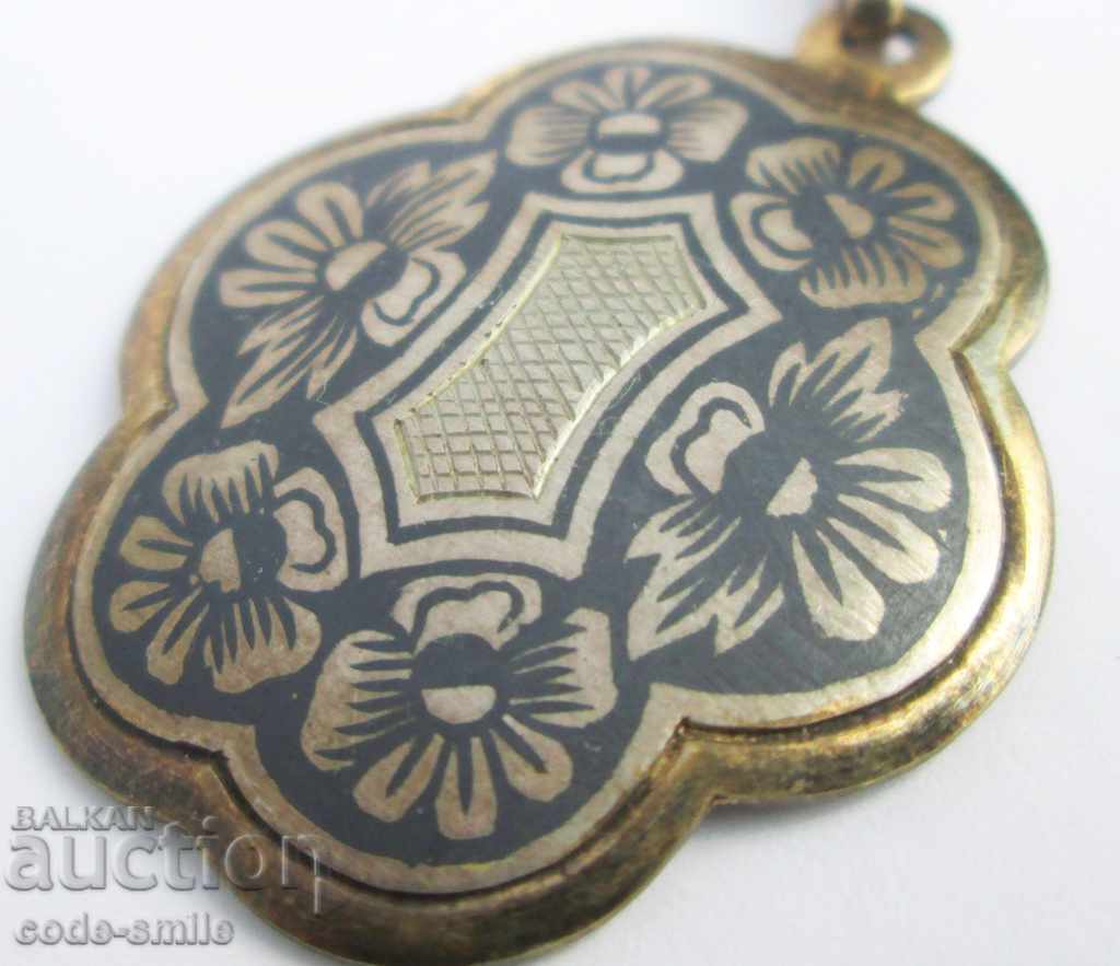 Delivery of Old Russian women's pendant pendant silver 925 gilding nielo Delivery of Old Russian women's pendant pendant silver 925 gilding nielo