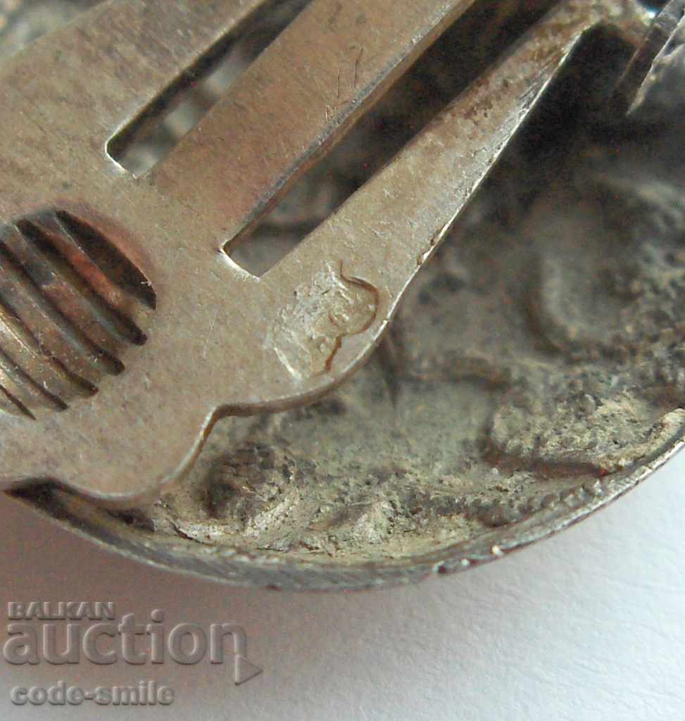 Old Russian women's earrings earrings on clip jewelry silver nielo - 6