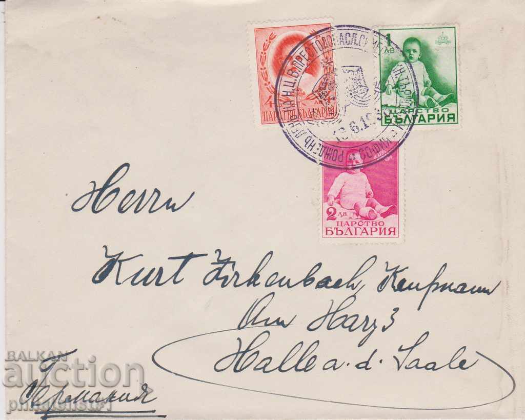 Envelope SPECIAL STAMP from 1938 BIRTHDAY HEIR TO THE CROWN