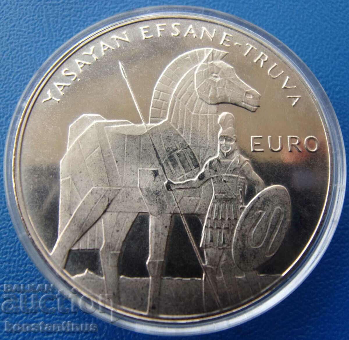 Turkey - Trojan Horse 500,000 Lira - 1 Euro 1999 UNC Rare