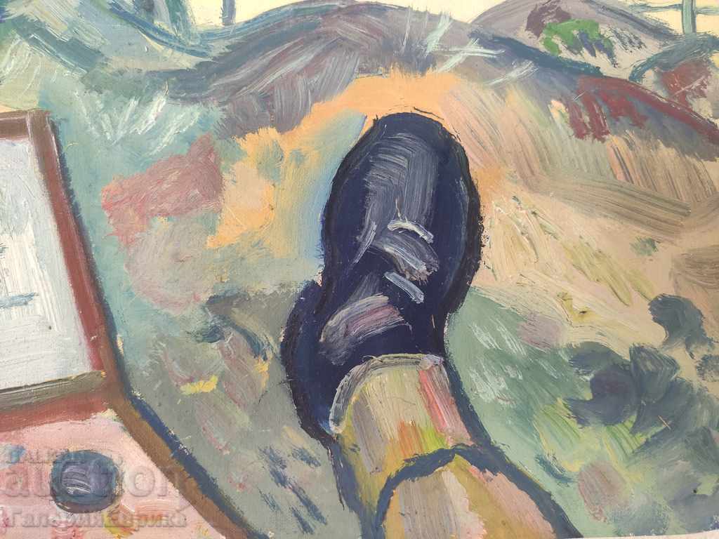 Auction Old painting MBK "Plein Air" 26/27 cm. unsigned Auction Old painting MBK "Plein Air" 26/27 cm. unsigned