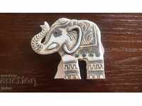 Керамичен слон - ръчно украсен