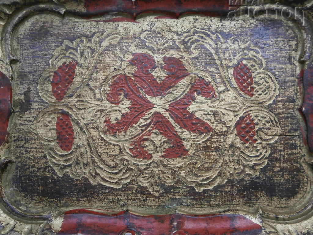 Δημοπρασία αντίκα βαμμένο δίσκο Δημοπρασία αντίκα βαμμένο δίσκο