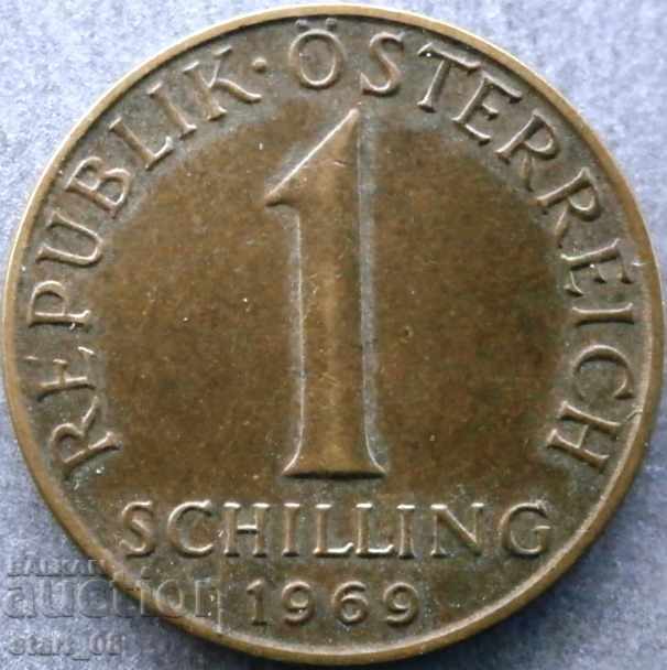 Austria 1 șilin 1969