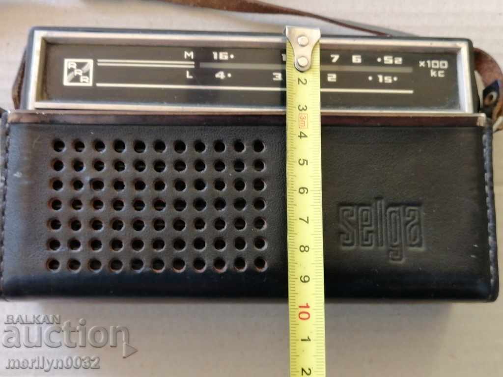 Social transistor "Selga" radio apparatus radio USSR - 6
