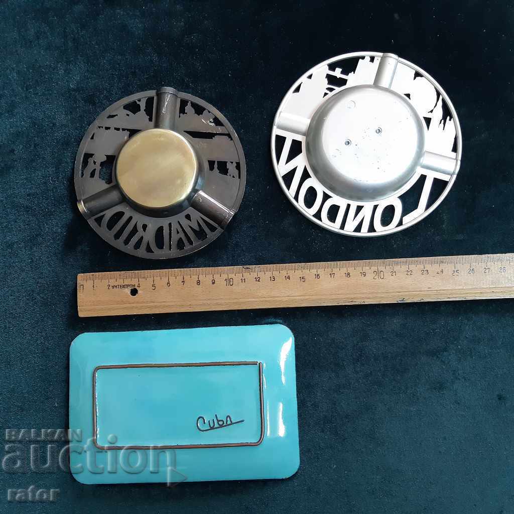 Ashtrays - souvenirs CUBA, LONDON, MADRID, ashtray - 5 Ashtrays - souvenirs CUBA, LONDON, MADRID, ashtray - 5