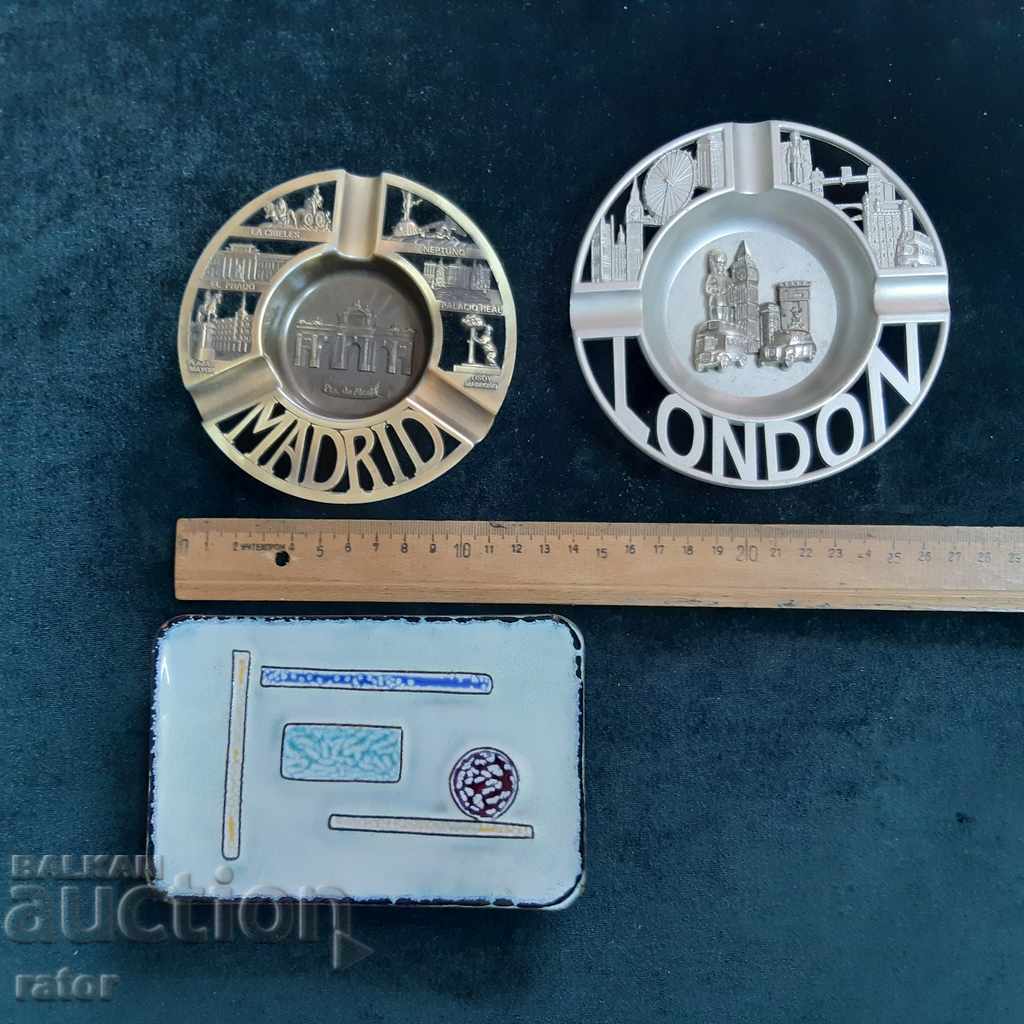 Ashtrays - souvenirs CUBA, LONDON, MADRID, ashtray Ashtrays - souvenirs CUBA, LONDON, MADRID, ashtray