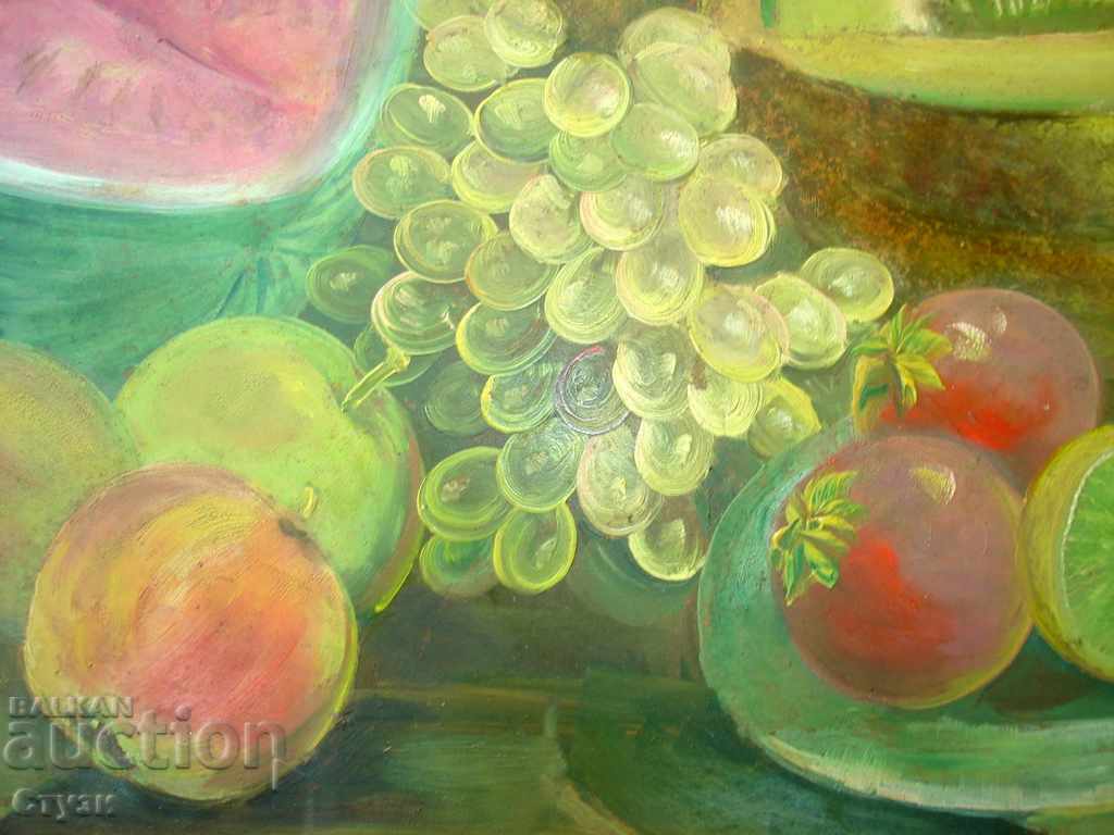 Παλιά ζωγραφική, Νεκρή φύση Κ. Πετρένκο, λάδι, 49,5x69,5 εκ με τιμή 70.00 BGN | € 35.79