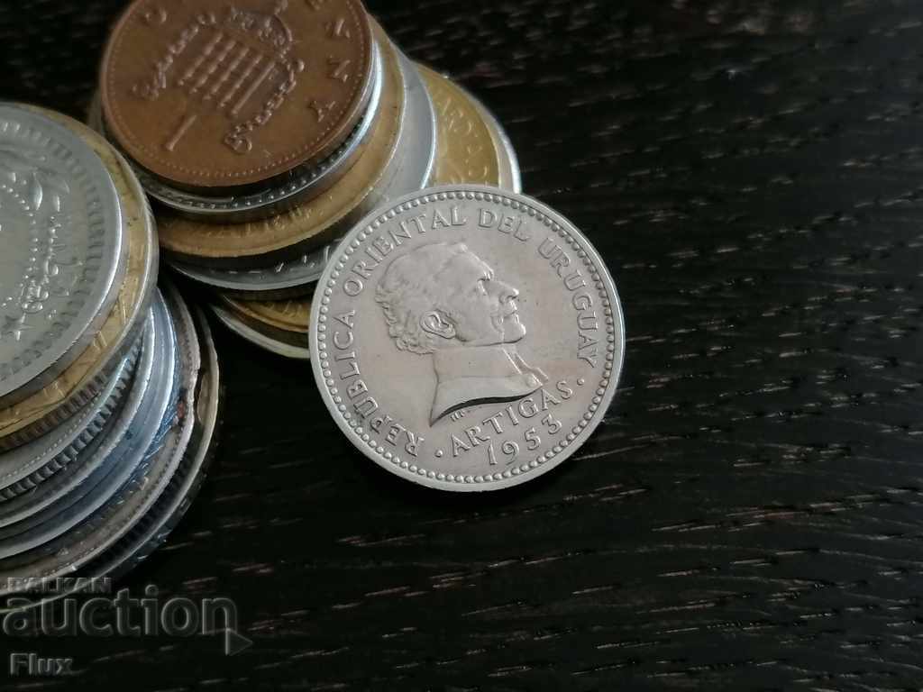 Coin - Uruguay - 10 centsimo 1953 with price 7.00 BGN | € 3.58 Coin - Uruguay - 10 centsimo 1953 with price 7.00 BGN | € 3.58