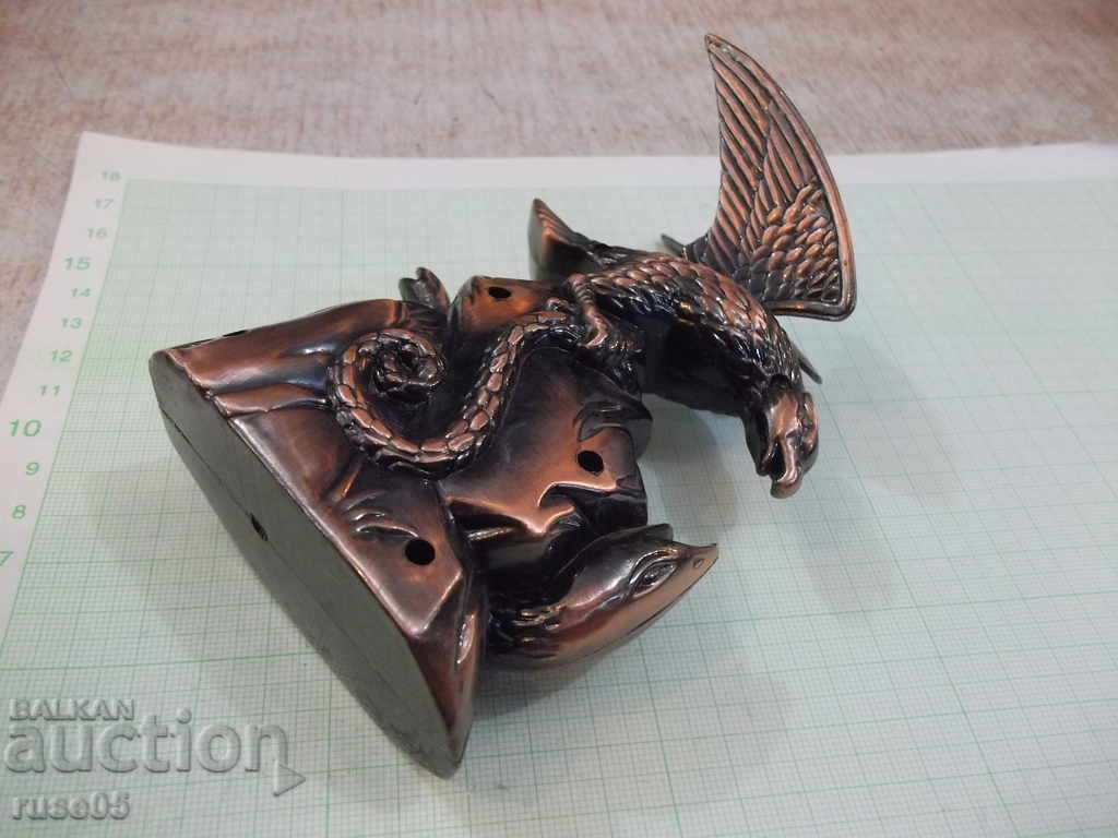 Lighter "Eagle and Snake" gas piezocryst. With a soft flame working - 5 Lighter "Eagle and Snake" gas piezocryst. With a soft flame working - 5