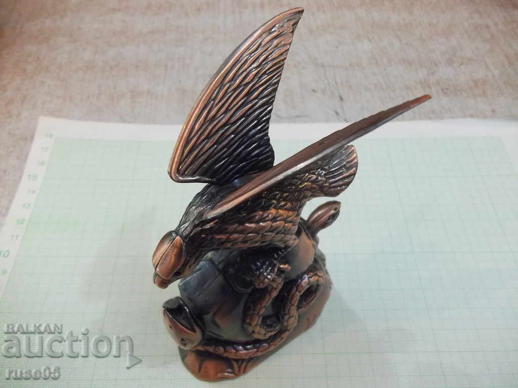 Lighter "Eagle and Snake" gas piezocryst. With a soft flame working - 6 Lighter "Eagle and Snake" gas piezocryst. With a soft flame working - 6