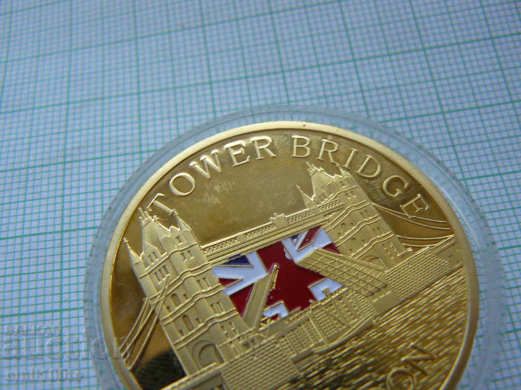 Auction  Plaque TOWER Bridg London Great Britain