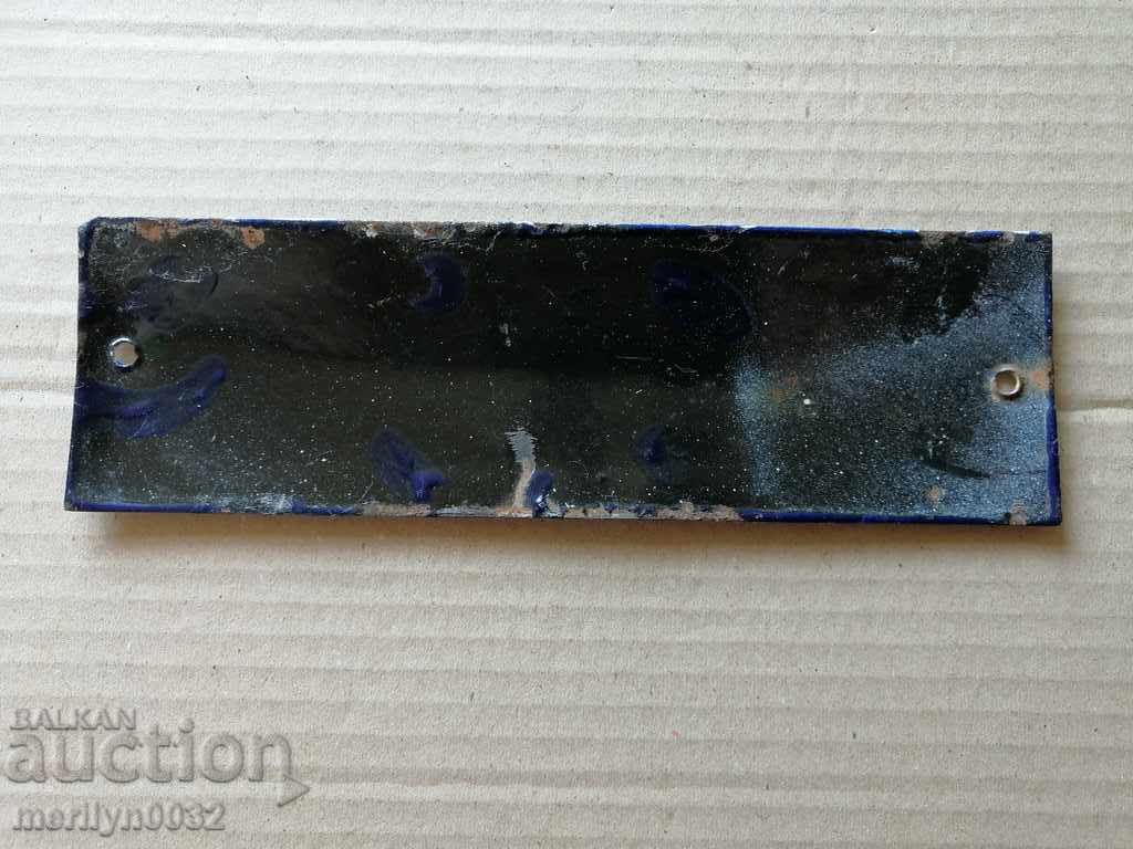 Delivery of Enamel social plate, plate