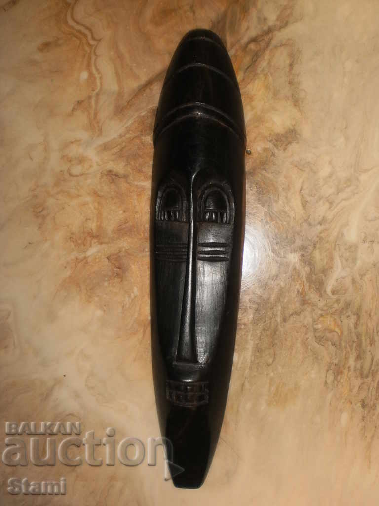 Set of three ebony masks - Hausa, Ibo, Yoruba, Nigeria - 5 Set of three ebony masks - Hausa, Ibo, Yoruba, Nigeria - 5