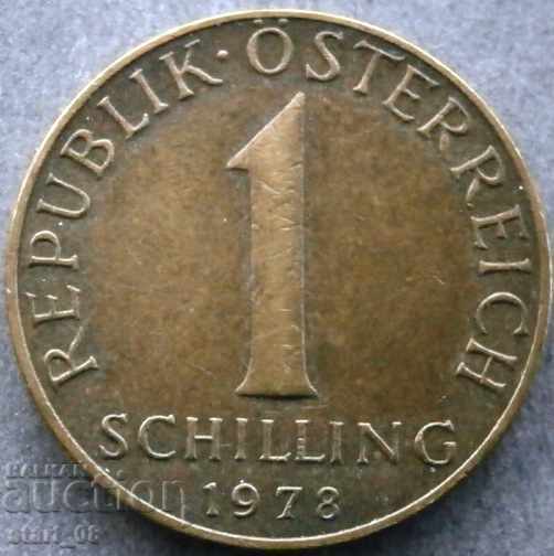 Austria 1 shilling 1978